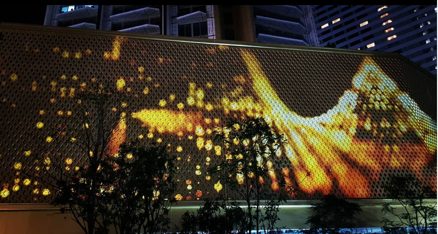 Architectural projection mapping